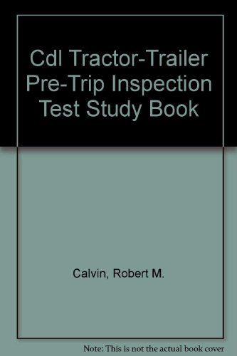 9780892623921: Cdl Tractor-Trailer Pre-Trip Inspection Test Study Book