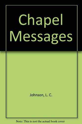 Stock image for Chapel Messages for sale by Christian Book Store