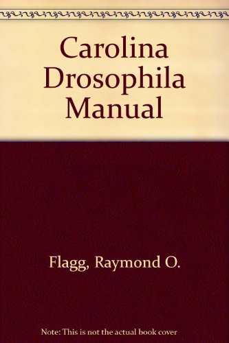 Stock image for Carolina Drosophila Manual for sale by Hawking Books