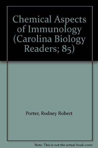 Beispielbild fr Chemical Aspects of Immunology (Carolina Biology Readers; 85) zum Verkauf von Wonder Book