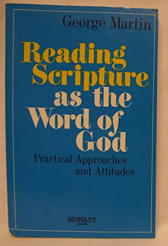 Beispielbild fr Reading scripture as the Word of God zum Verkauf von SecondSale
