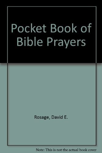Stock image for The pocket book of bible prayers for sale by Wonder Book