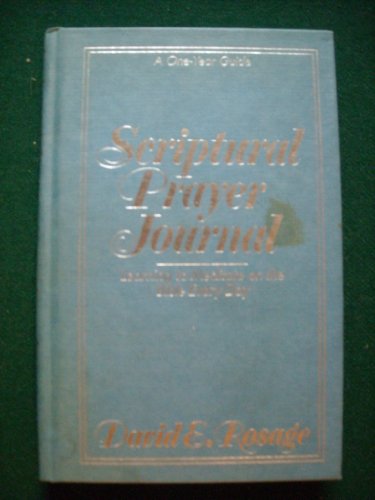 Imagen de archivo de Scriptural Prayer Journal a la venta por Better World Books