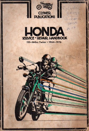 Imagen de archivo de Honda service--repair handbook, 125-360cc twins, 1964-1976 a la venta por Ergodebooks