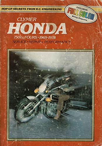 Imagen de archivo de Honda service-repair handbook: 750cc fours, 1969-1976 a la venta por Ergodebooks