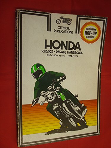 Beispielbild fr Honda service-repair handbook: 350-550cc fours, 1972-1977 zum Verkauf von PAPER CAVALIER US