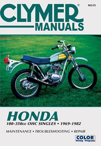 Stock image for Honda 100-350cc OHC Singles Motorcycle (1969-1982) Service Repair Manual for sale by Ergodebooks