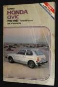 Beispielbild fr Honda Civic: 1973-1983 Standard and Cvcc Shop Manual zum Verkauf von Half Price Books Inc.