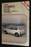 Honda Civic: 1973-1983 Standard and Cvcc Shop Manual