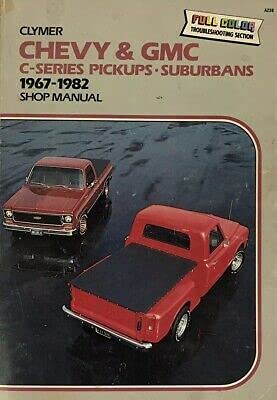 Beispielbild fr Chevy & GMC C-Series Pickups & Suburbans, 1967-1982 Shop Manual (Clymer A238) zum Verkauf von Books From California