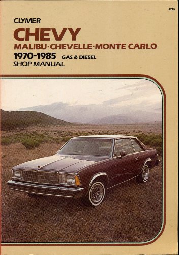 Beispielbild fr Chevy Malibu, Chevelle, Monte Carlo, 1970-1985 gas & diesel shop manual zum Verkauf von ThriftBooks-Atlanta