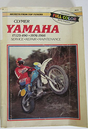 Stock image for Clymer Yamaha IT125-490 1976-1986 Service, Repair, Maintenance for sale by Idaho Youth Ranch Books