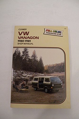 Stock image for Vw Vanagon 1980-1982 Includes Diesel Shop Manual (A123) for sale by ThriftBooks-Atlanta