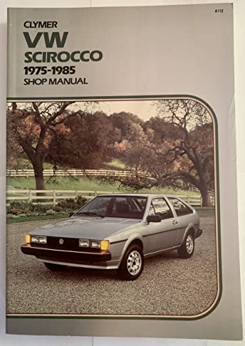 9780892873661: VW Scirocco 1975-1985 shop manual
