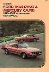 Beispielbild fr Ford Mustang and Mercury Capri, 1979-1987 Includes Turbo Shop Manual zum Verkauf von SecondSale