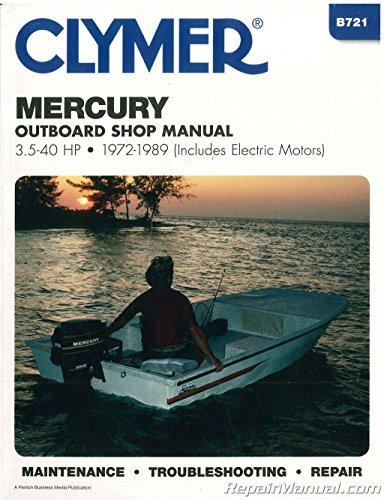 9780892873951: Mercury 3.5-40 HP Outboards Includes Electric Motors (1972-1989) Service Repair