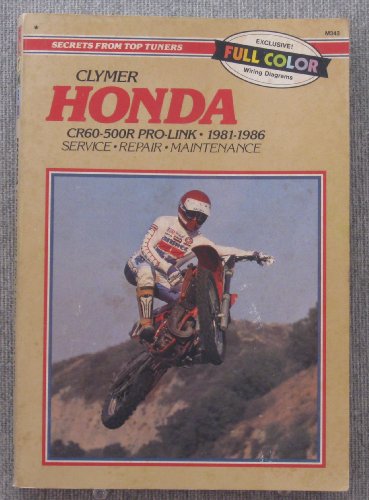 Beispielbild fr Honda Cr60-500r Pro-Link, 1981-1985: Service, Repair, Performance zum Verkauf von ThriftBooks-Atlanta