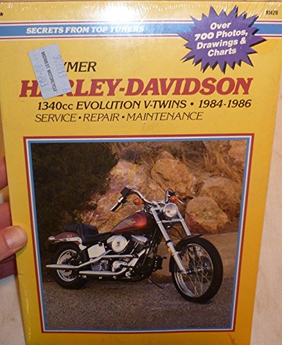 Harley-Davidson 1340cc evolution V-twins, 1984-1986: Service, repair, maintenance (9780892874309) by Wright, Ron