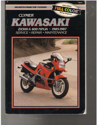 9780892874408: Kawasaki ZX500 and 600 Ninja, 1985-87: Clymer Workshop Manual