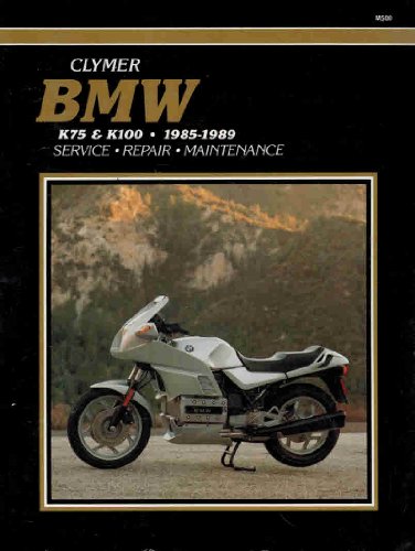 Stock image for Bmw K75 and K100, 1985-1989: Service, Repair and Maintenance (Clymer Motorcycle Repair Series) for sale by HPB-Emerald