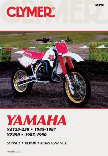 Yamaha YZ125-250 - 1985-1987/YZ490 - 1985-1990 -- Service - Repair - Maiintenance {SECOND EDITION}