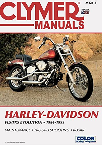 Imagen de archivo de Clymer Harley-Davidson: Fx/Fl Softail Big-Twin Evolution 1984-1994 (CLYMER MOTORCYCLE REPAIR) a la venta por GoldBooks