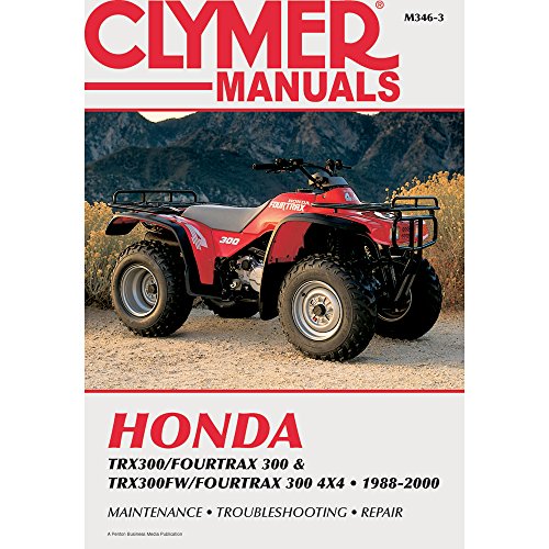 Beispielbild fr Honda Trx300/Fourtrax 300 & Trx300Fw/Fourtrax 300 4X4 1988-2000 (Clymer All-Terrain Vehicles) zum Verkauf von Ergodebooks