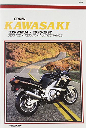 9780892876754: Kawasaki ZX6 Ninja, 1990-1997: Clymer Workshop Manual