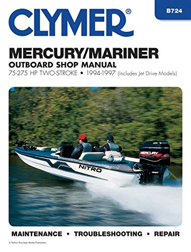 9780892877072: Mercury Mariner 75-275 HP Two Stroke Outboards Includes Jet Drive Models (1994-1997) Service Repair Manual (Clymer's Official Shop Manual)