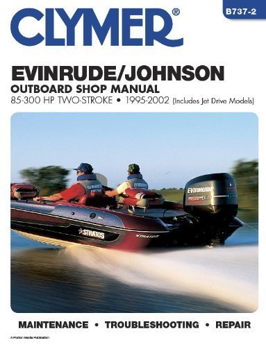 Stock image for The Evinrude/Johnson Two-Stroke Outboard Shop Manual 85-300, 1995-1998 (Includes Jet Drive Models) for sale by Better World Books