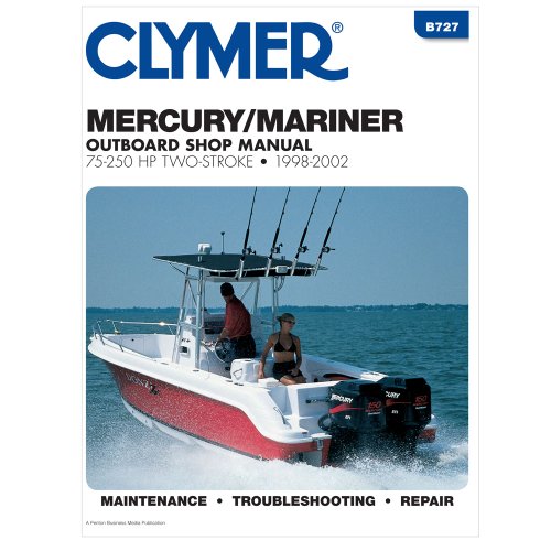 9780892877966: Mercury / Marine Outboard Shop Manual: 75-250 Hp Two-Stroke 1998- 2002