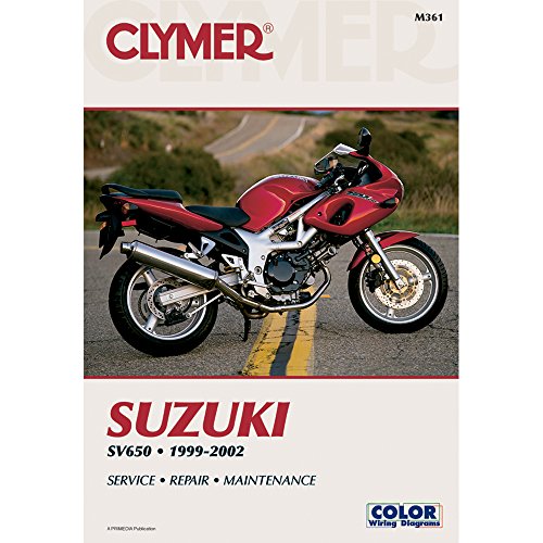 Suzuki SV650 1999-2002 (CLYMER MOTORCYCLE REPAIR) (9780892878031) by Penton Staff