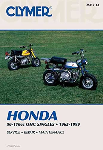 Beispielbild fr Clymer Honda 50-110cc OHC Singles, 1965-1999: Service, Repair, Maintenance (Clymer Motorcycle) zum Verkauf von BooksRun