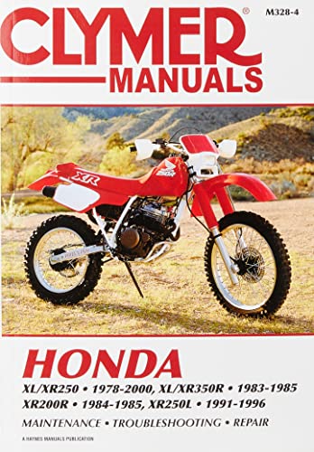 Imagen de archivo de Honda: XL/XR250. 1978-2000, XL/XR350R. 1983-1985 XR200R. 1984-1985, XR250L . 1991-1996 (Clymer Motorcycle Repair) a la venta por Ergodebooks