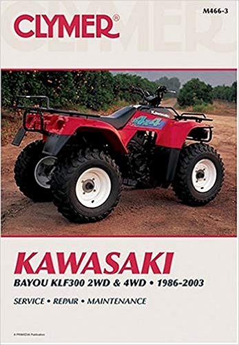 Imagen de archivo de Kawasaki Bayou Klf300 2Wd & 4Wd, 1986-2003 (Clymer Motorcycle Repair) a la venta por Bookmans