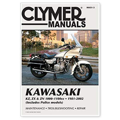 9780892878789: Kawasaki KZ, ZX & ZN 1000-1100cc Motorcycle (1981-2002) Service Repair Manual