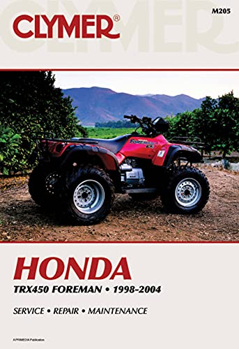 9780892878963: Honda TRX450 Foreman Series ATV (1998-2004) Service Repair Manual