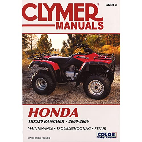 Beispielbild fr Clymer Honda TRX350 Rancher, 2000-2006 / [Author: Mike Morlan] zum Verkauf von Blackwell's