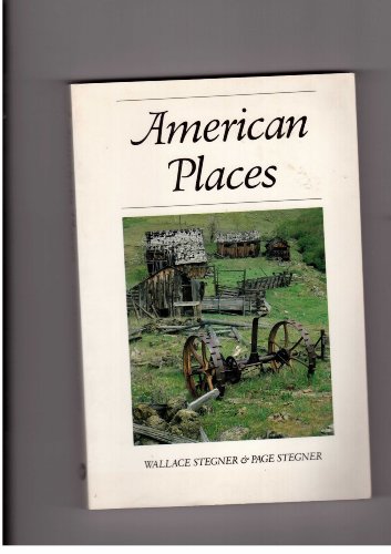 Beispielbild fr American Places zum Verkauf von Books From California