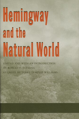 Beispielbild fr Hemingway and the Natural World zum Verkauf von Better World Books