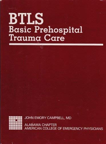 Beispielbild fr Btls: Basic Prehospital Trauma Car (A Brady book) zum Verkauf von Wonder Book