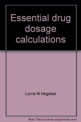 Imagen de archivo de Essential drug dosage calculations a la venta por Hawking Books