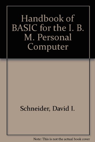 Imagen de archivo de Handbook of BASIC for the IBM personal computer a la venta por SecondSale