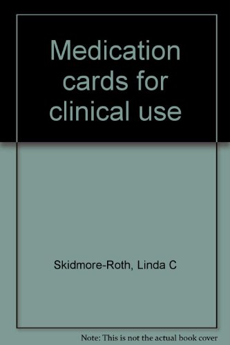 9780893036614: Medication cards for clinical use