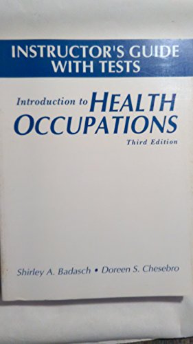 9780893038526: Sm Intro Health Occupations I/