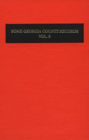 Stock image for Some Georgia County Records for sale by ThriftBooks-Atlanta