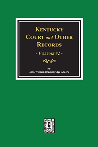 9780893087821: Kentucky Court and Other Records, Volume #2