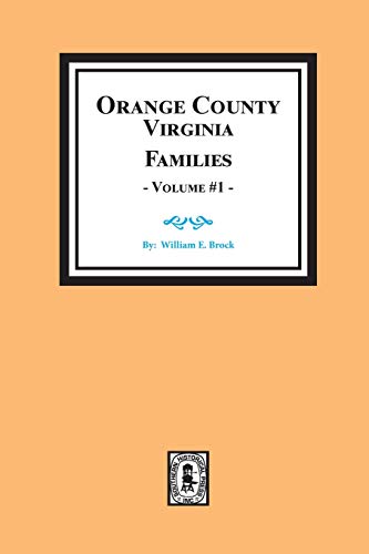 Orange County, Virginia FAMILIES, Vol. #2 (SIGNED)