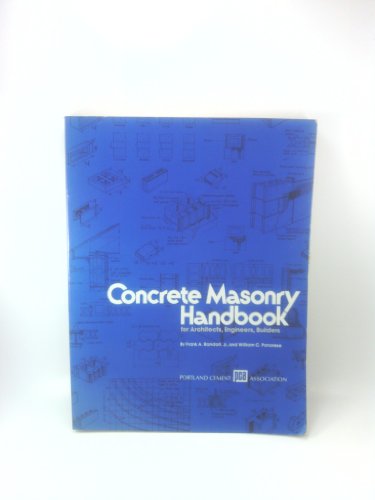 Stock image for Concrete Masonry Handbook for sale by Better World Books