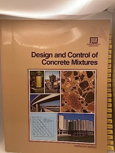 Design and Control of Concrete Mixtures